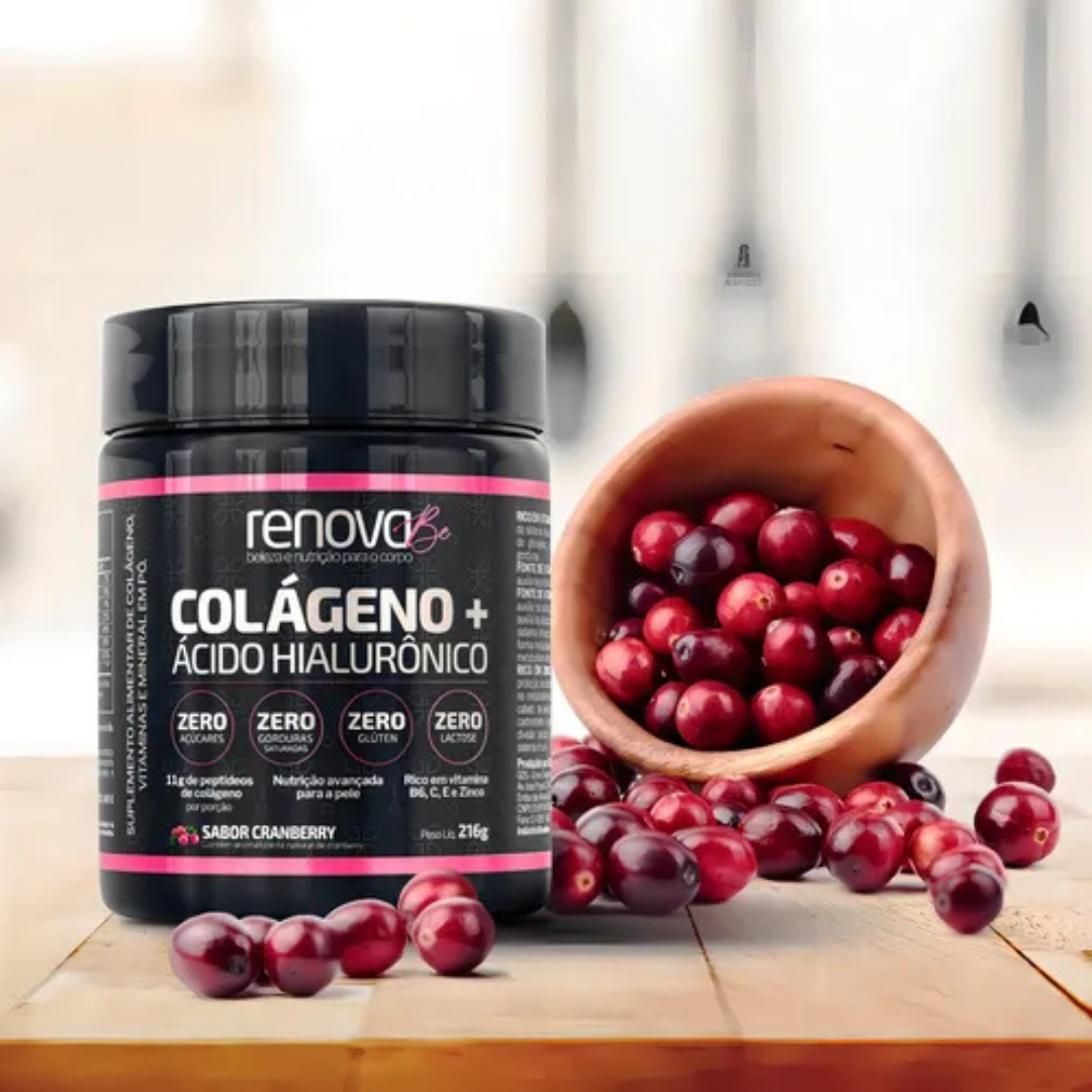 COLÁGENO RENÖVA + BIOPEPTIDOS ACTIVOS RESVERATROL Y COENZIMA Q10